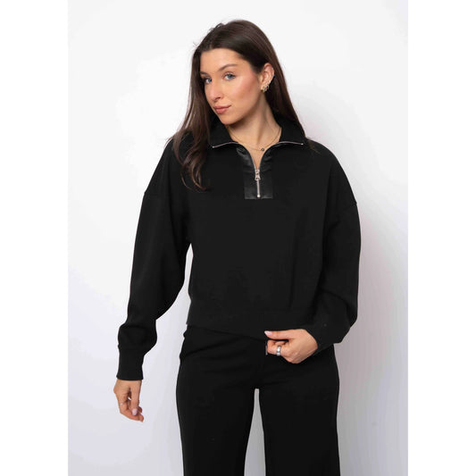 Mailyn Signature Soft Knit Top by RD Style in Black