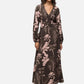 Makenna Wrap Dress by InWear in Brown Tree Garden