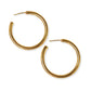 Marianne Everyday Large Chunky Hoop Earrings by Ink + Alloy in Brass