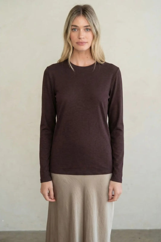 Top by elle grey in Merlot