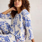 Mia Printed Boxy PJ Tee by White Stuff