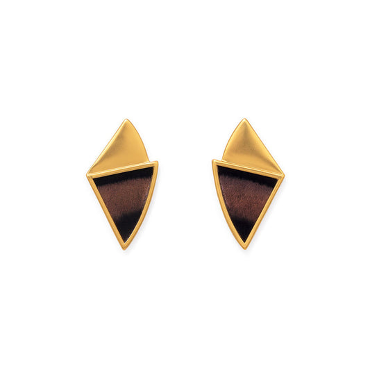 Mila Triangle Drop Earring by Brackish