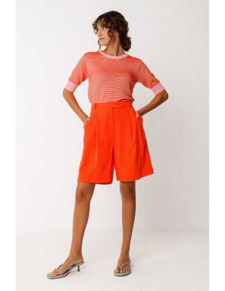 Muike-Gots Sweater by SKFK in Orange