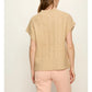 Cable Sweater Shell by Sanctuary in Light Goldie