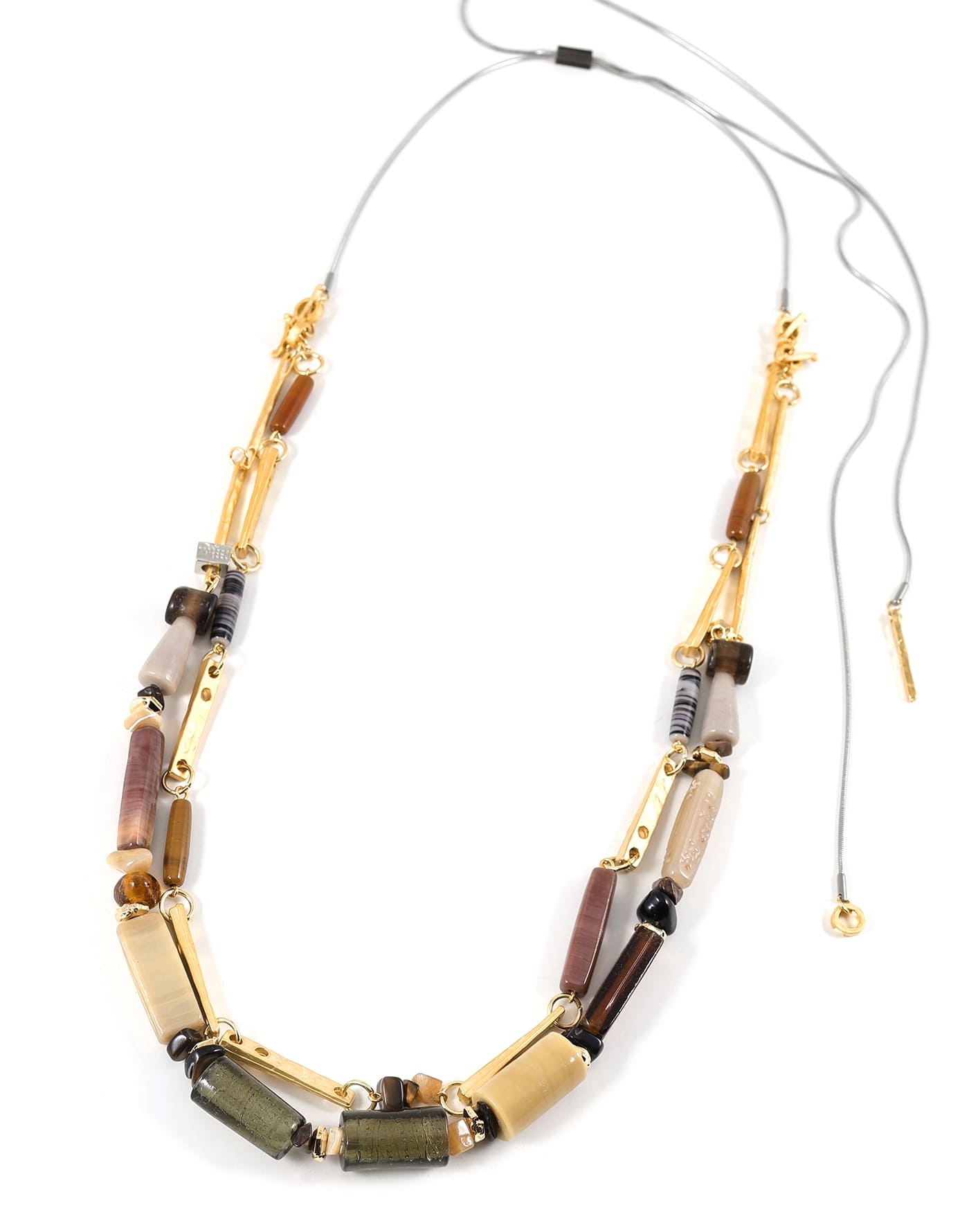 Zaniah Necklace by Anne-Marie Chagnon in Mocha Mousse