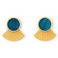 August Cay Large Fan Earring by Brackish in Gold