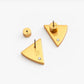 Ophelia Triangle Stud Earrings by Brackish