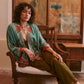 Fleur De Lys Kimono by One Hundred Stars in Aqua