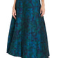 Brocade Jacquard Ball Gown Skirt by Muse in Ocean Blue