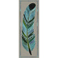 Ohio Big Feather Printed Wool Stole by Supplement d'AM in Olive