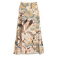 Hummingbird A-line Maxi Skirt by One Hundred Stars in Nude