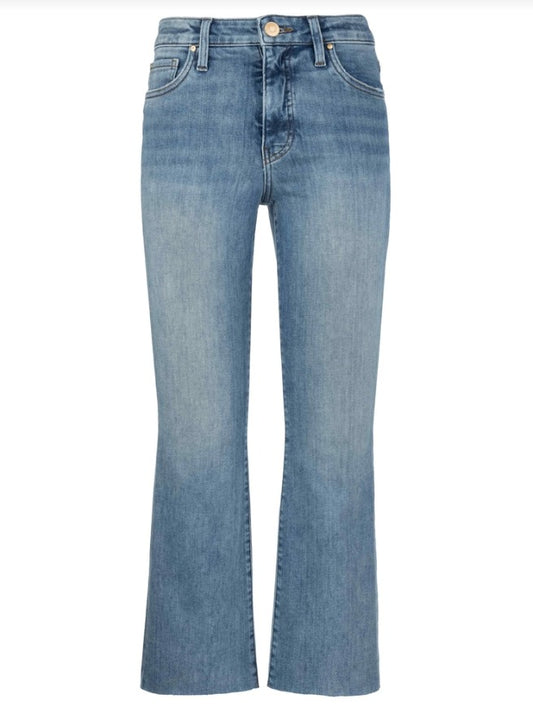 Kelsey High Rise Fab AB Ankle Flare w/Raw Hem by Kut from the Kloth in Achievement