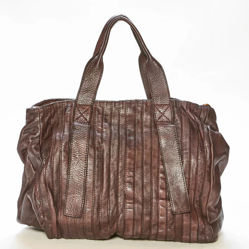 Piera Tote Bag by Verdipelle in Brown