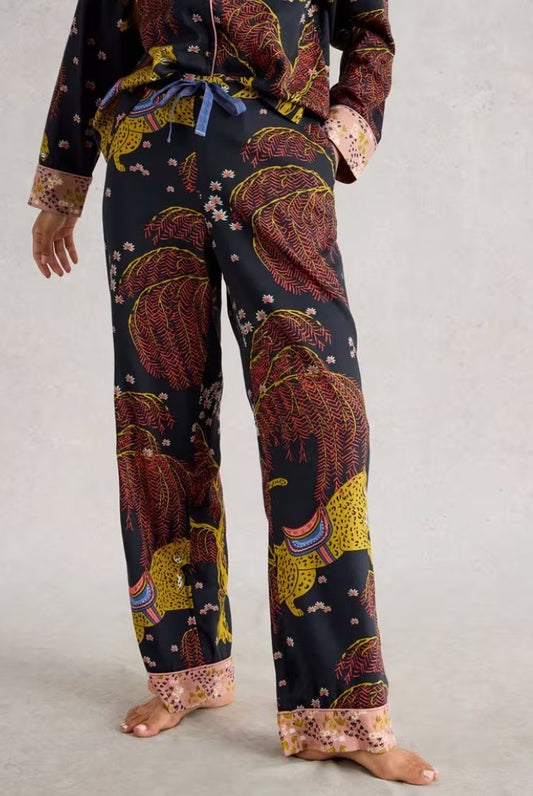 Nina Organic PJ Bottom by White Stuff in Black