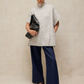 Cable Stitch Poncho by White Stuff in Light Grey