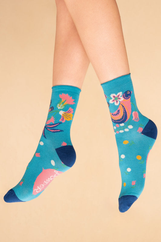 Dainty Birdie Ankle Socks by Powder