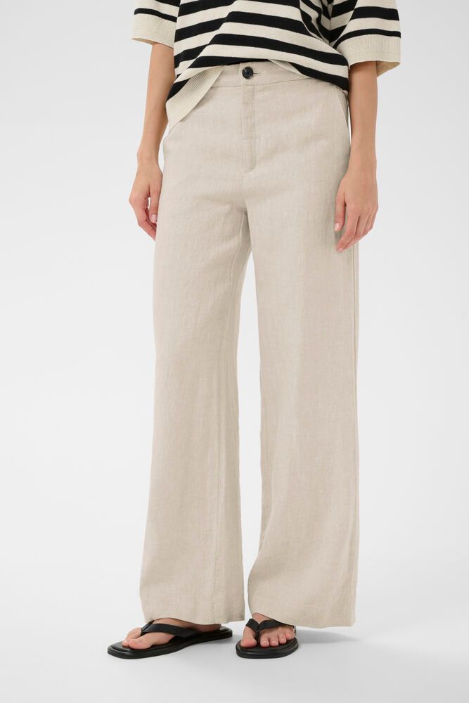 Solina Pant by InWear in Ecru Melange