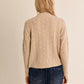 Openwork Knit Sweater by Molly Bracken in Golden Beige