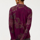 The Janie Favorite Fitted Long Sleeve Button Down by Johnny Was in Tazari Burgundy