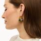 Rachel Triangle Hoop Earring by Brackish