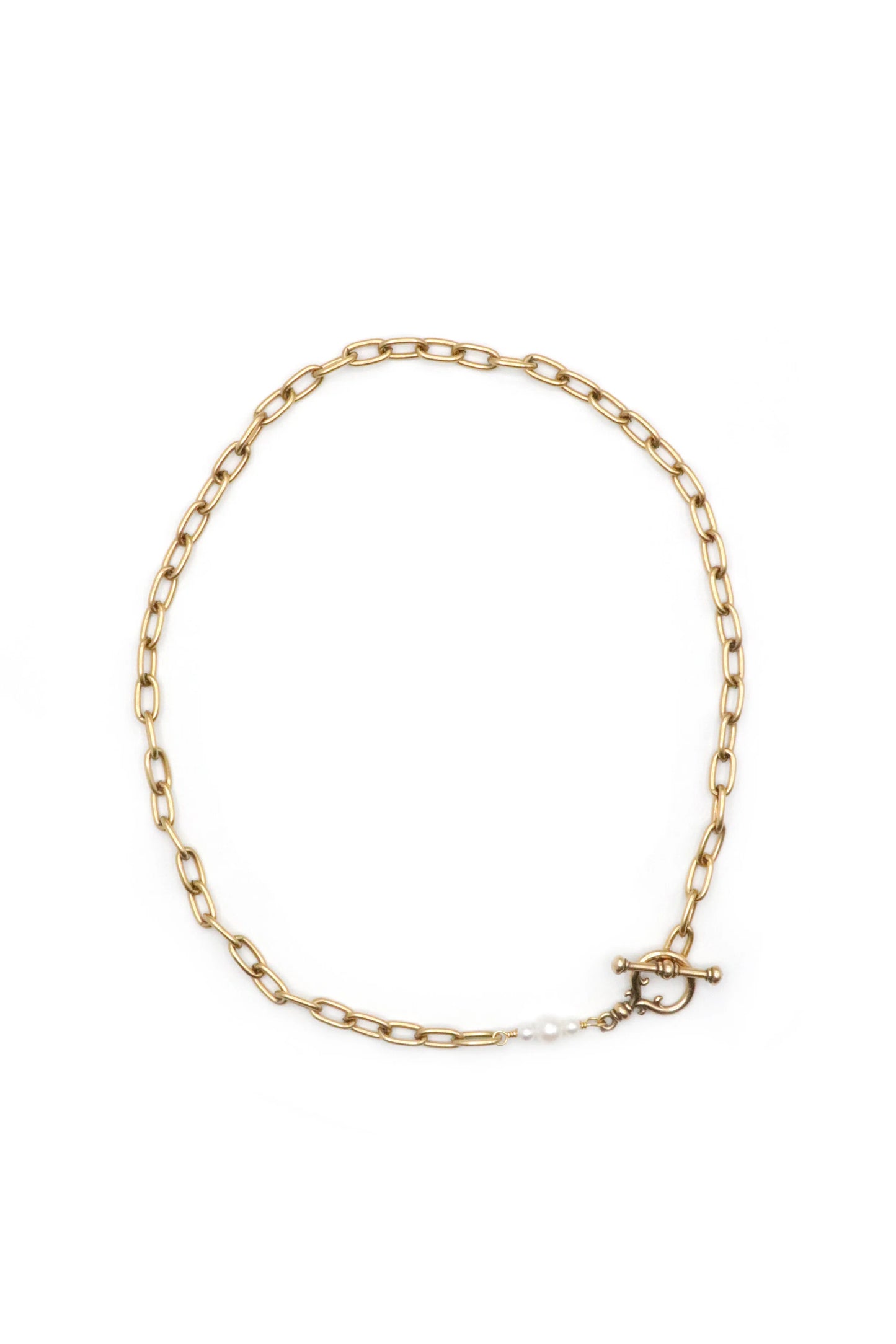 Rebecca 18" Pearl Necklace by Ex Voto