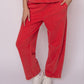 Padmala French Terry Pants by RD Style in Cherry