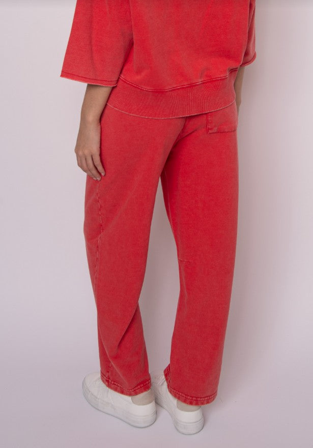 Padmala French Terry Pants by RD Style in Cherry
