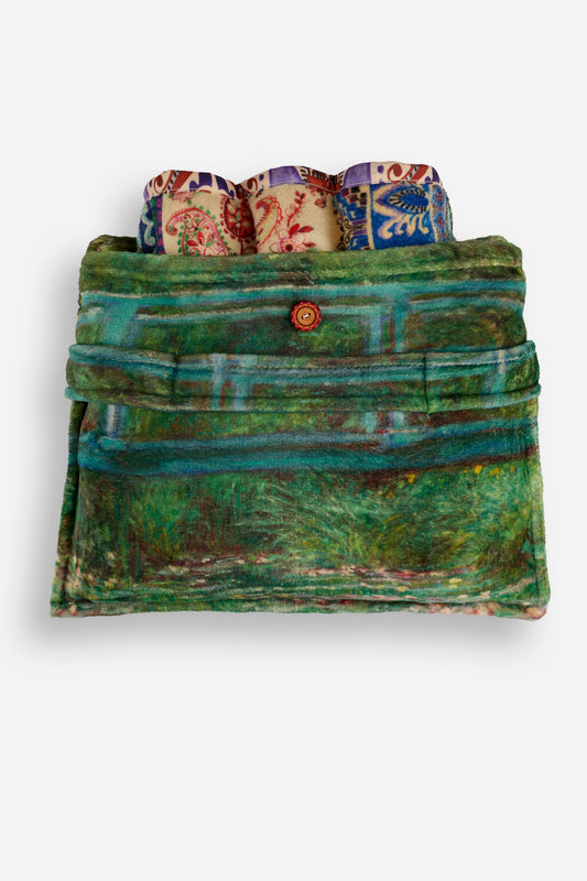 Travel Blanket by Johnny Was in The Japanese Footbridge