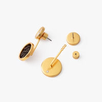 Riley Bezel Jacket Earring by Brackish