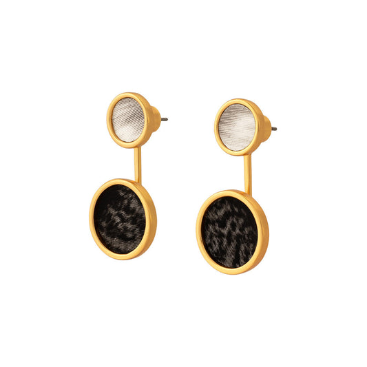 Riley Bezel Jacket Earring by Brackish