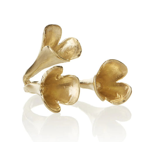 Tri-Blossom Ring by Castlecliff