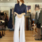 Button Shirt by Pure Amici in Navy