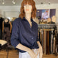 Button Shirt by Pure Amici in Navy