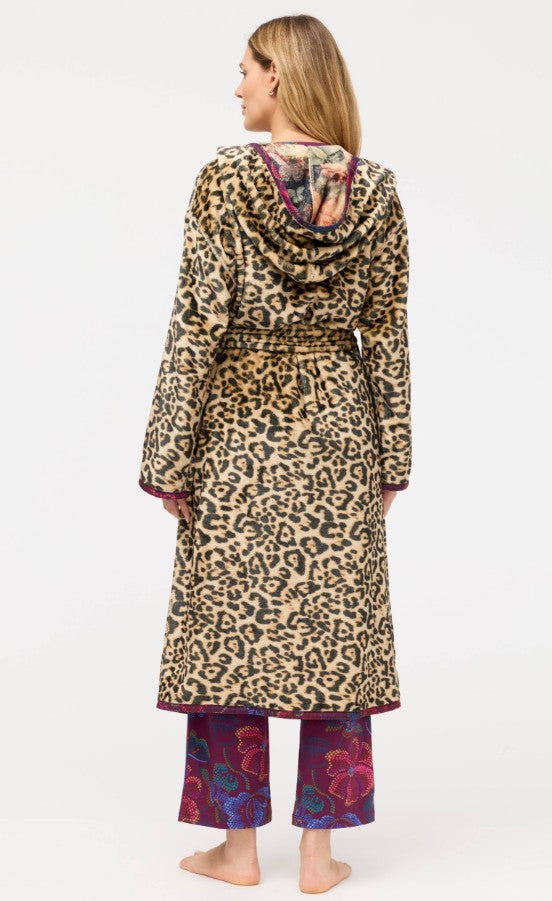 Aditi Robe (Reversible) by Johnny Was in Leopard