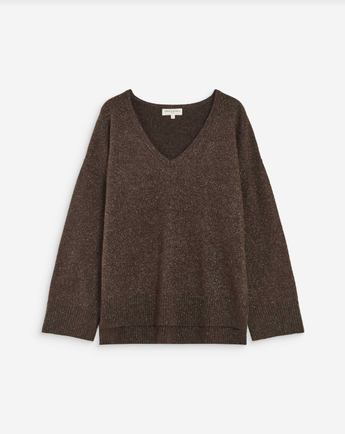 Salvador Sweater by Grace & Mila in Chocolate