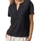 Easy Breezy Peasant Tee by Sanctuary in Black