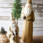 Set of Two Resin Santas by Kalalou