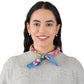 Dakota Floral Bandana by Vismaya Scarves in Pear