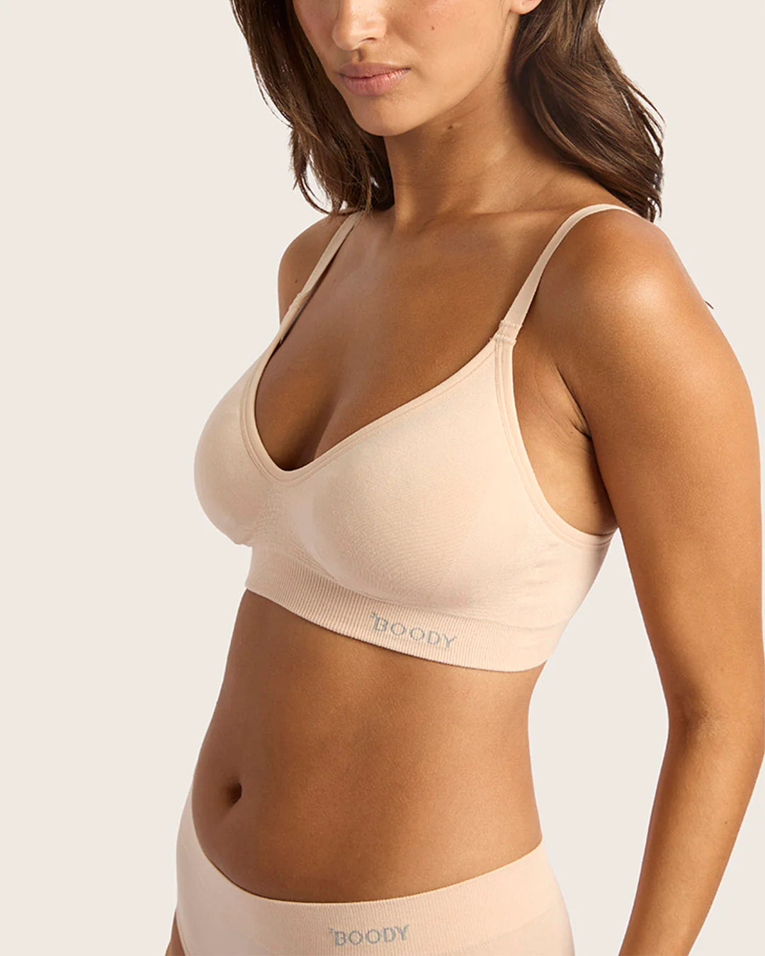 Wireless T-Shirt Bra by Boody in Shell