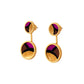 Sophia Bezel Jacket Earring by Brackish