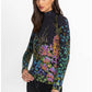 The Jaine Favorite Button Back Mock Neck by Johnny Was in Magic Garden