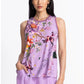 The Jaine Favorite Crew Neck Swing Tank by Johnny Was in Willa Lavender