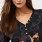 The Janie Favorite Henley Top by Johnny Was in Cherie