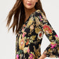 The Janie Favorite V-Neck Flute Sleeve by Johnny Was in Lowri Black