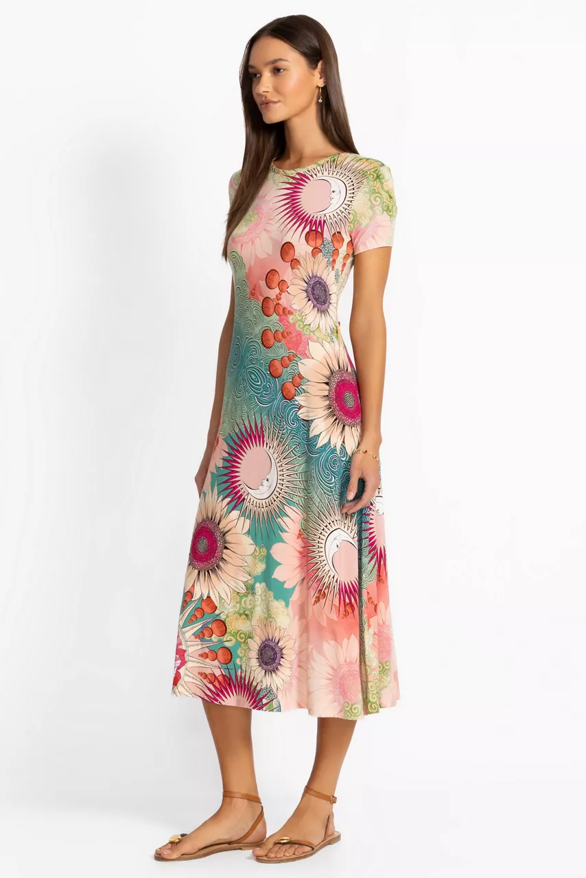 The Janie Favorite Cap Sleeve Dress by Johnny Was in Emily