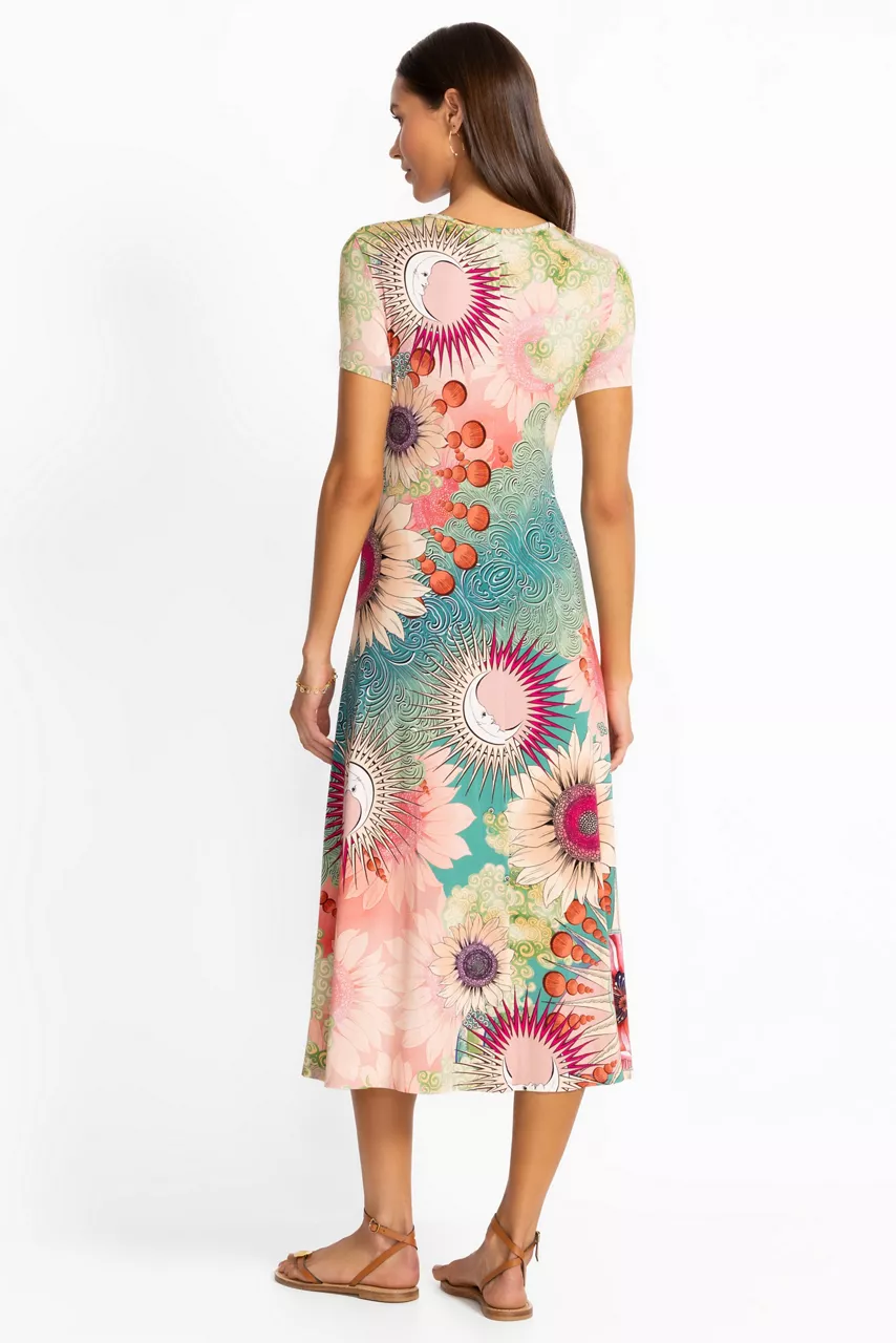 The Janie Favorite Cap Sleeve Dress by Johnny Was in Emily