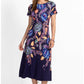 The Janie Favorite Boatneck Cap Sleeve Dress by Johnny Was in Stevie's Garden