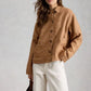 Isabel Linen Jacket by White Stuff in Mid Tan