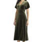 Velvet Dress by Maggy London in Rosin