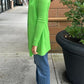 Cashmere Cardigan by InCashmere in Moss Green